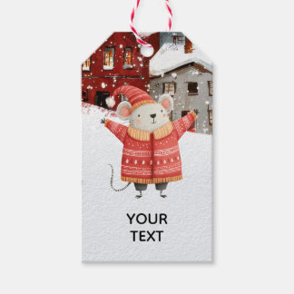 You Need a Hug Mouse Gift Tag