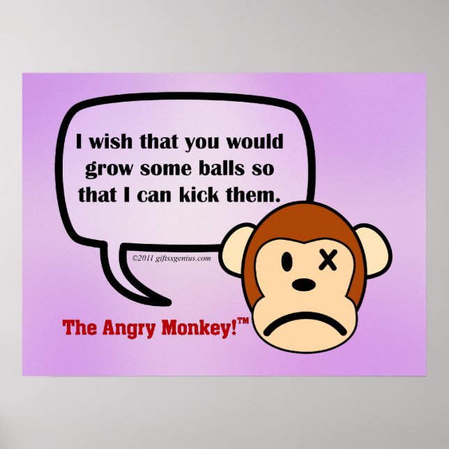 You need to grow some balls poster (Front)