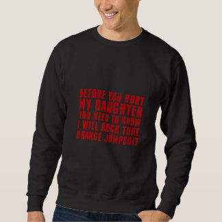 You Need To Know I Will Rock That Orange Jumpsuit  Sweatshirt