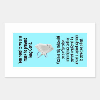 You need to wear a mask to prevent paper stickers