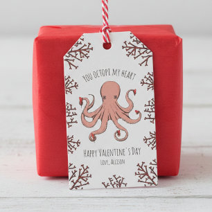 You Octopi My Heart Octopus Valentine’s Day Gift Tags