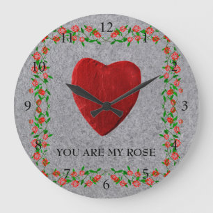 You of acres my rose large clock