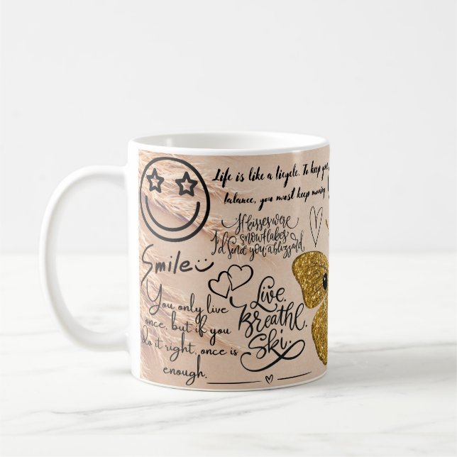 YOU ONLY LIVE ONCE COFFEE MUG (Left)