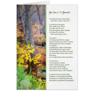 You Owe It To Yourself...