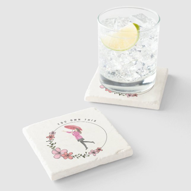 You Own This Stone Coaster (Side)