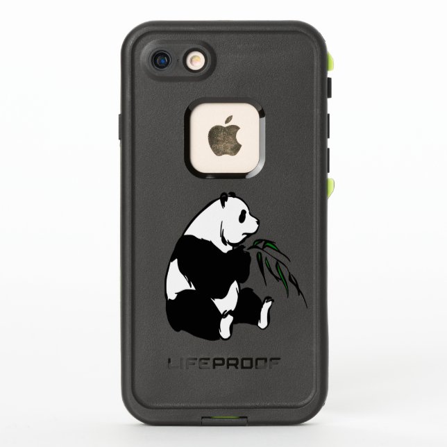You Pick the Background Panda With Bamboo LifeProof iPhone Case (Back)