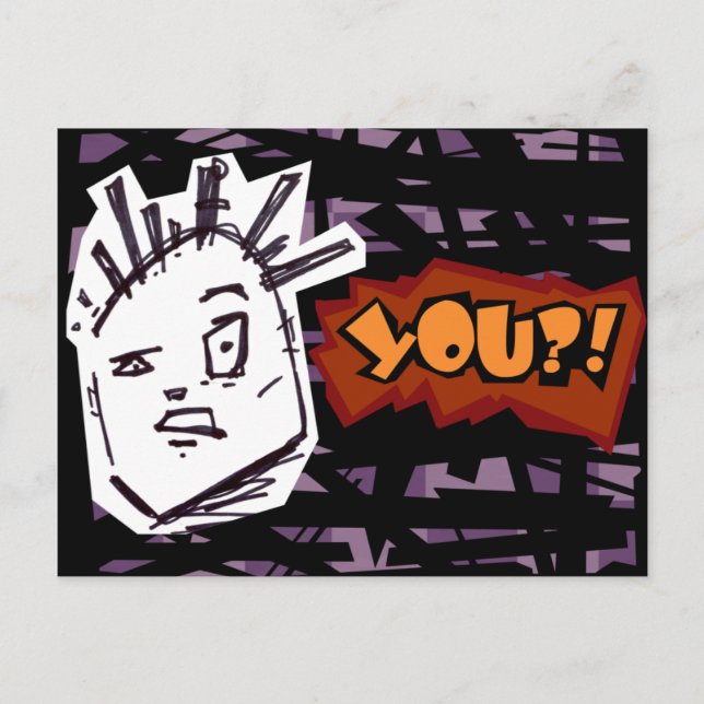 YOU?! postcard (Front)
