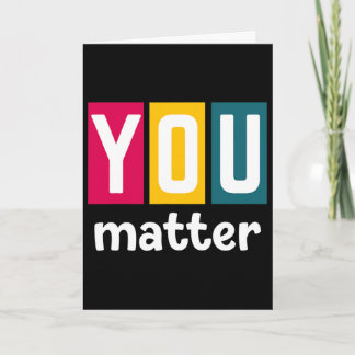 You Problem Mental Health Awareness For Women Card