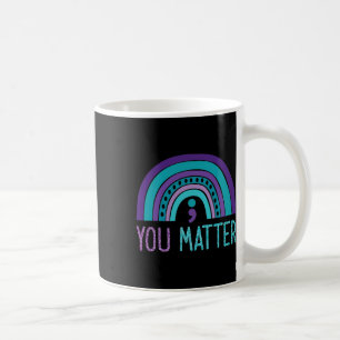 You Problem Semicolon Suicide Prevention Purple Te Coffee Mug