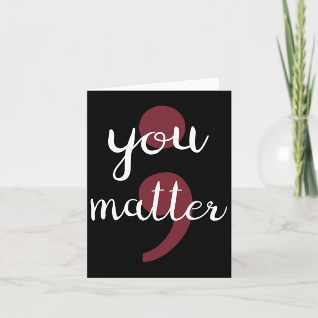 You Problem Suicide Prevention  Card (Front)