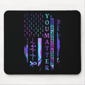 You Problem Tie Dye Suicide Prevention Awareness Mouse Pad