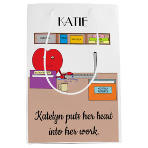 You Put Your Heart into Your Work: Medium Gift Bag