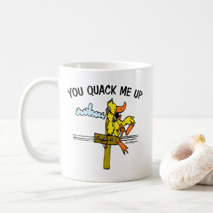 You Quack Crack Me Up Cartoon Coffee Mug