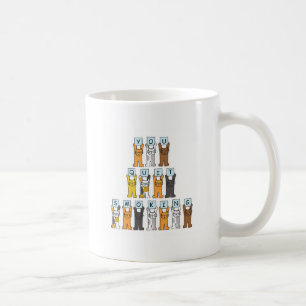 You Quit Smoking, Cartoon Cats. Coffee Mug
