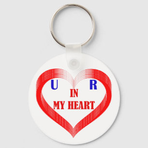YOU R IN MY HEART KEYCHAIN