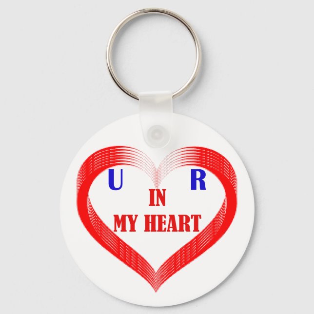 YOU R IN MY HEART KEYCHAIN (Back)