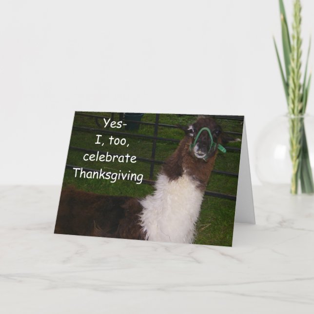 YOU R MY REASON TO BE THANKFUL HOLIDAY CARD (Front)