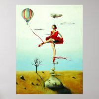 You Raise Me Up Ballerina Inspirational Poster