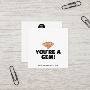 You’re A Gem Thank You Card jewellery Discount