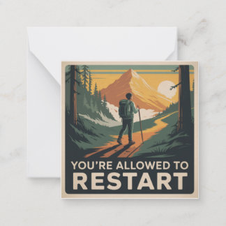 You’re Allowed To Restart Card