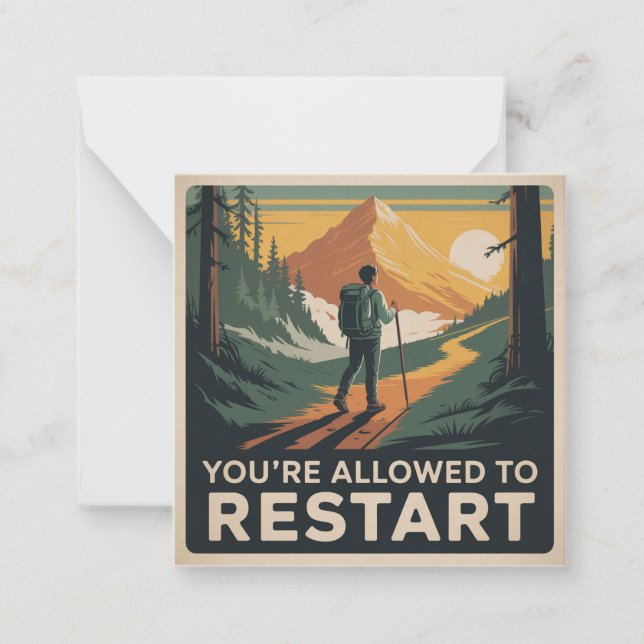 You’re Allowed To Restart Card (Front)