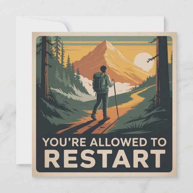 You’re Allowed To Restart Card (Front)
