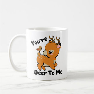 You’re Deer To Me Mug - Male Deer Female Bird