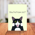 You’re how old funny cat over the hill birthday card<br><div class="desc">🌶️ Put a smile on a face with this funny cat over the hill birthday card! - Simply click to personalize this design 🔥 My promises - This design has unique hand drawn elements (drawn my me!) - It is designed with you in mind 🙏 Thank you for supporting my...</div>