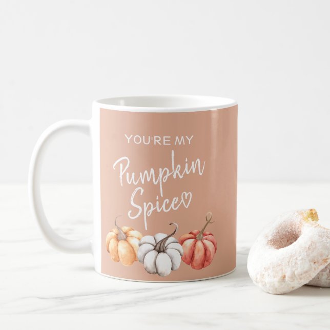You’re My Pumpkin Spice Fall Cozy Autumn Gift Coffee Mug (With Donut)