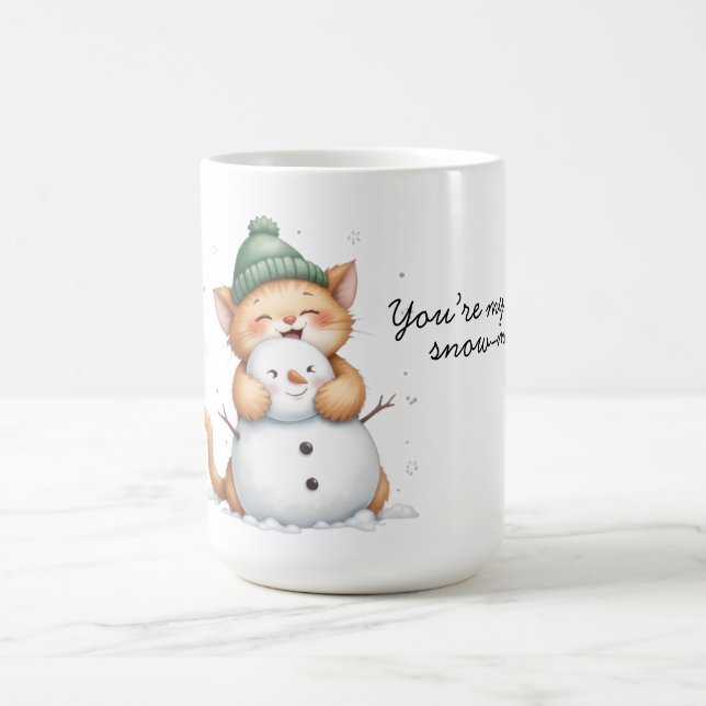 You’re My Snow-Mate Cat Mug (Center)