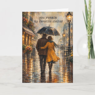 You Remain My Favourite Shelter Anniversary Card