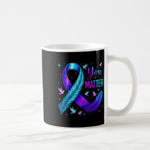 You Ribbon Bird Suicide Prevention Awareness Coffee Mug