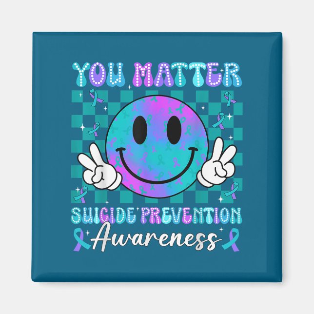 You Ribbon Suicide Prevention Awareness Women Men  Magnet (Front)