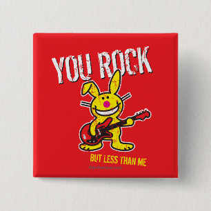 You Rock 2 Inch Square Button