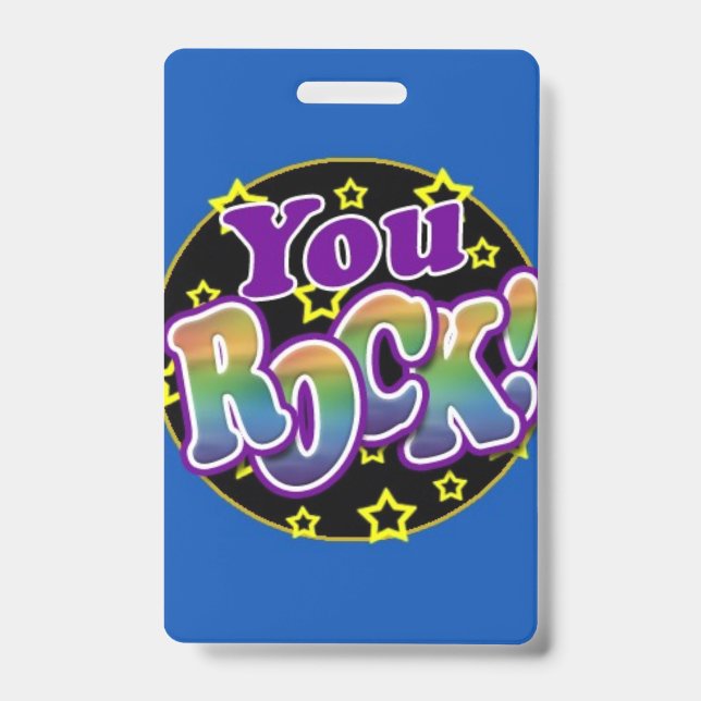 You Rock! badge (Front)