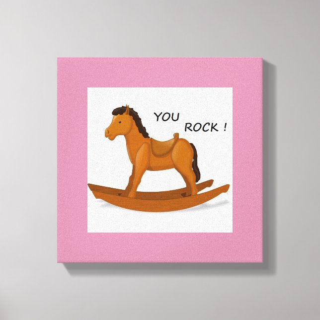 YOU ROCK CANVAS PRINT (Front)