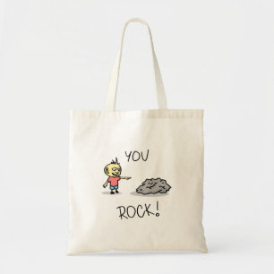 You Rock! Cartoon. Tote Bag