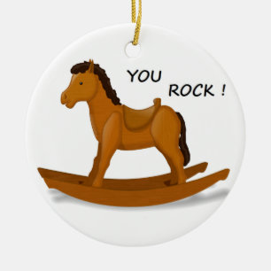 YOU ROCK CERAMIC ORNAMENT