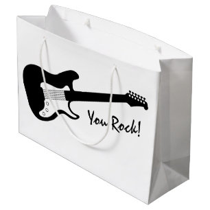 You Rock! Cool electric guitar Birthday gift bag