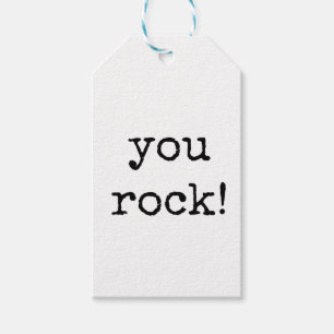 You Rock, Coworker, Friend, Mate Gift Tag