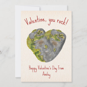 You Rock Heart Kids Classroom Valentine 