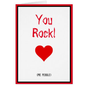 You Rock. Me a Pebble. For Geologists.