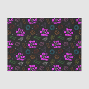 You Rock Mom Gemstone Pattern Tissue Paper