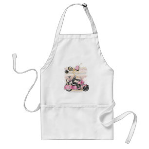 You Rock My World Couple Motorcycle Sublimation Standard Apron