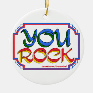 You Rock ornament