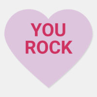 You rock purple cute Valentine's Day conversation