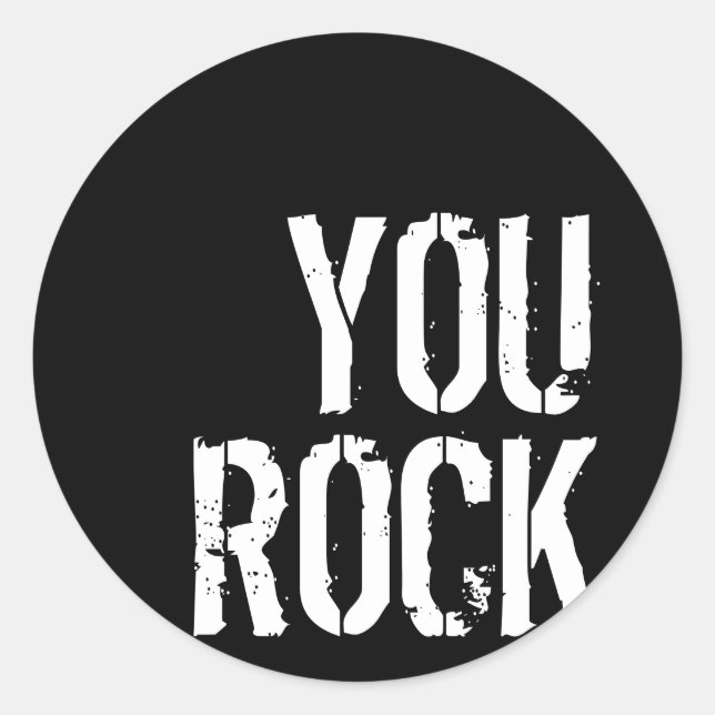 You Rock - Stickers (Devant)