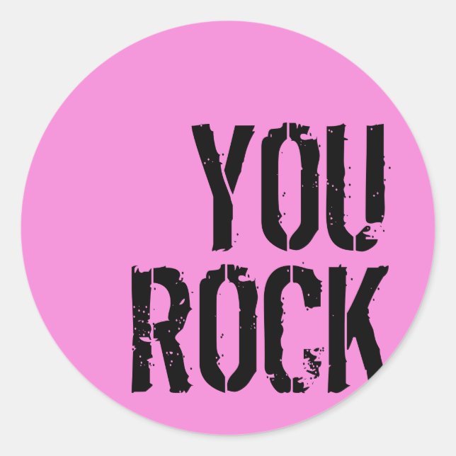 You Rock - Stickers (Devant)