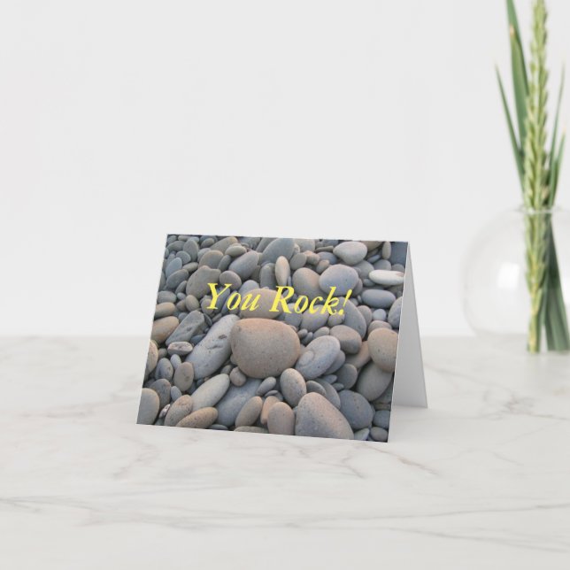 You Rock! Thank You Card (Front)
