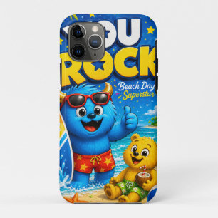 You Rock Tropical Monster Beach Day Collage iPhone 11 Pro Case